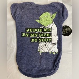 Star Wars Yoda Dog Shirt Size Medium NWT